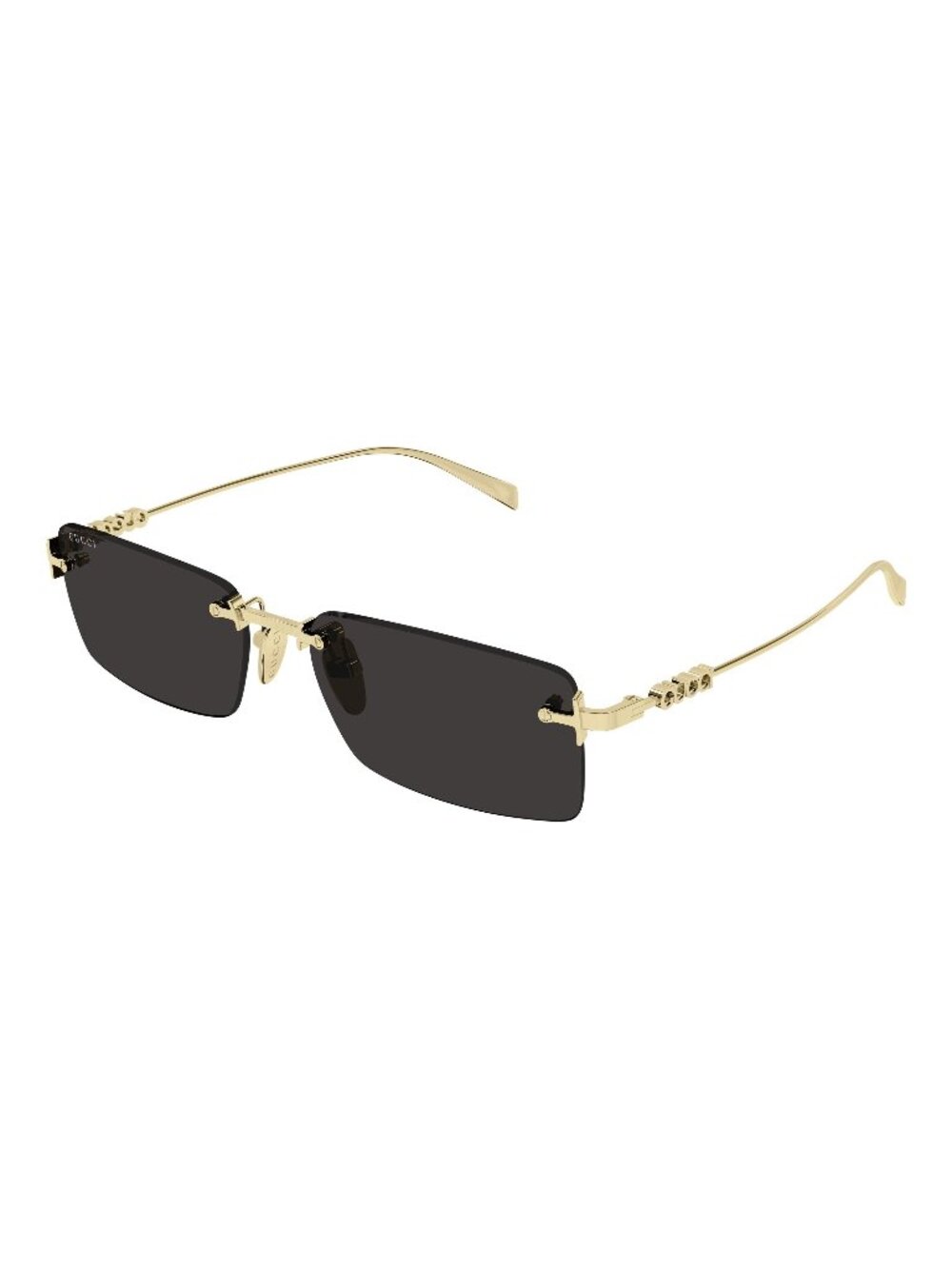 New Gucci Men's Sunglasses Gold Grey Lens Metal Frame GG1941S 001 56